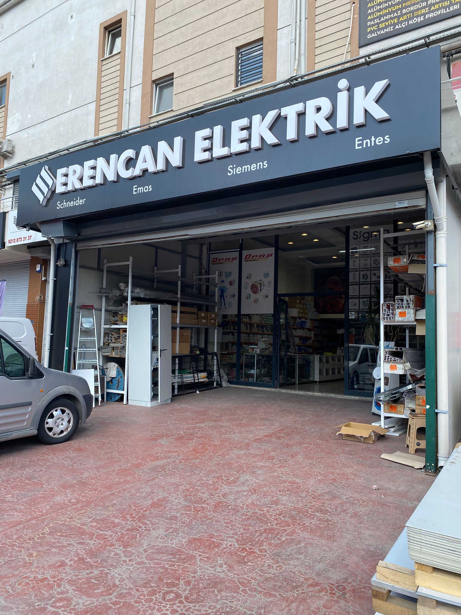 Beylikdüzü elektrikçi mağaza dış cephesi
